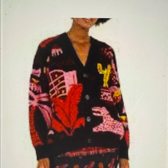 FARM RIO Women’s Black Magic Cardigan - Picture 2 of 6